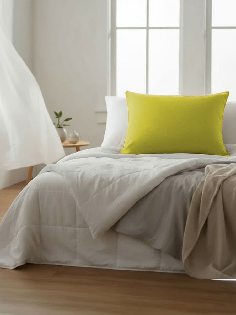 Federa in Puro Cotone Naturale Tinta Unita Essenza - Daltex