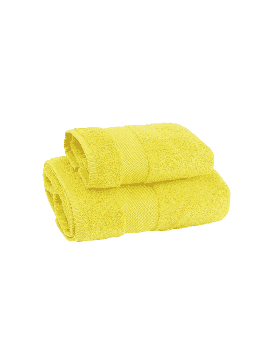 Coppia Asciugamani In Spugna Di Cotone Dubai Tinta Unita - Daltex