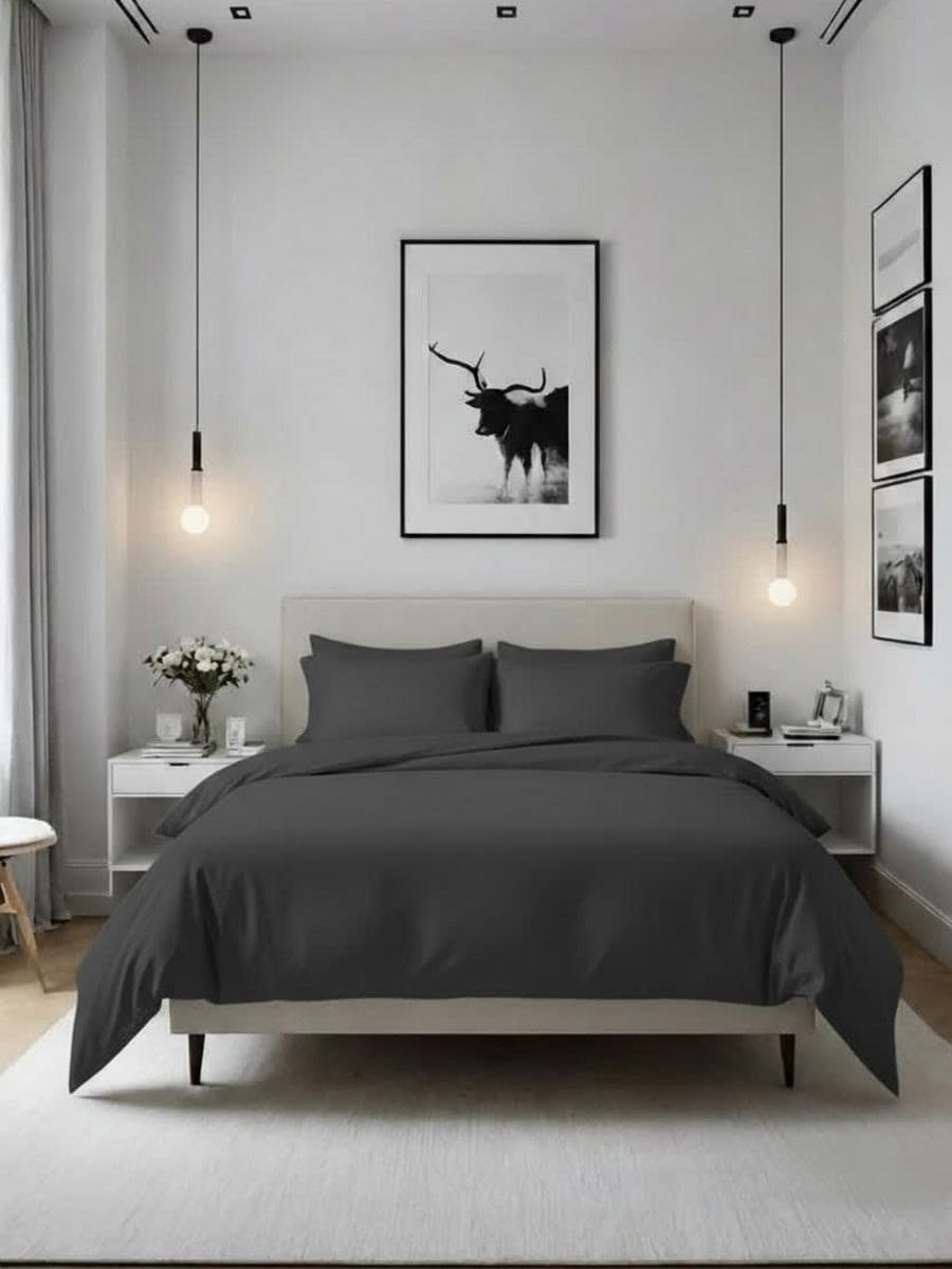 Parure Copripiumino Caldo Cotone Essenza - Daltex