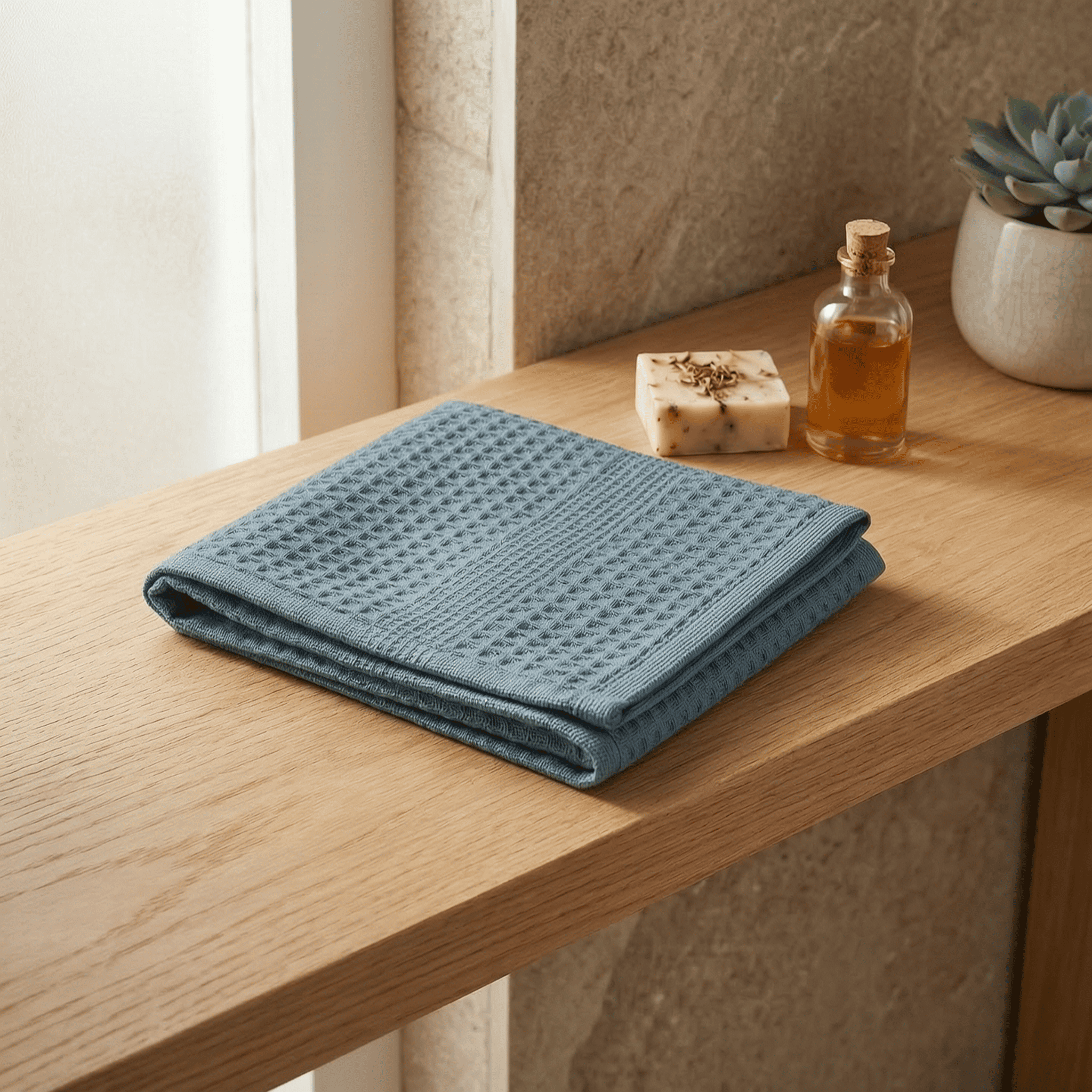 Lavetta da Bagno in Cotone Nido d'Ape Daltex 30x30 cm - Panno Spugna Assorbente