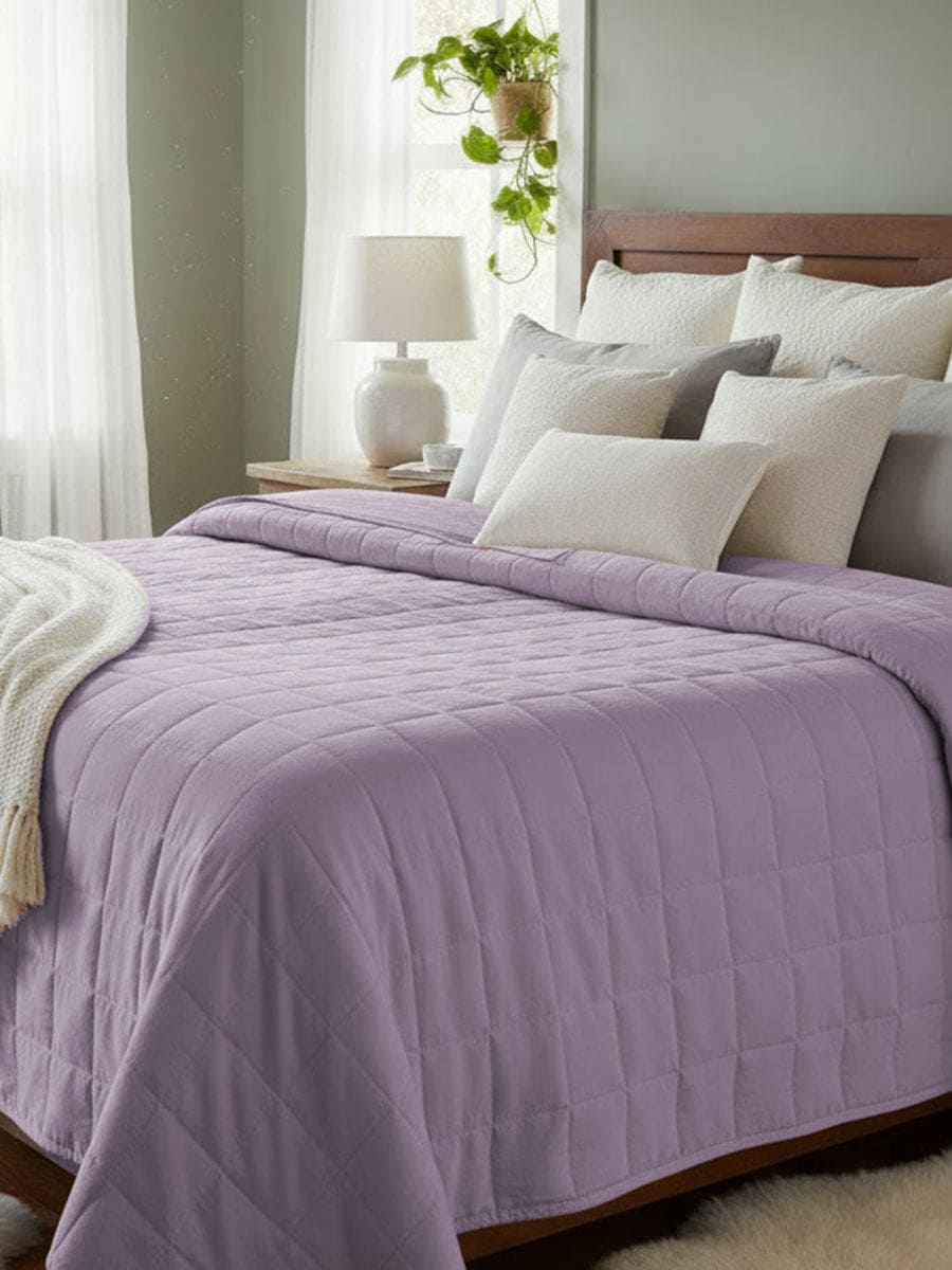 Trapuntino In Raso Di Cotone Naturale Camelia - Daltex