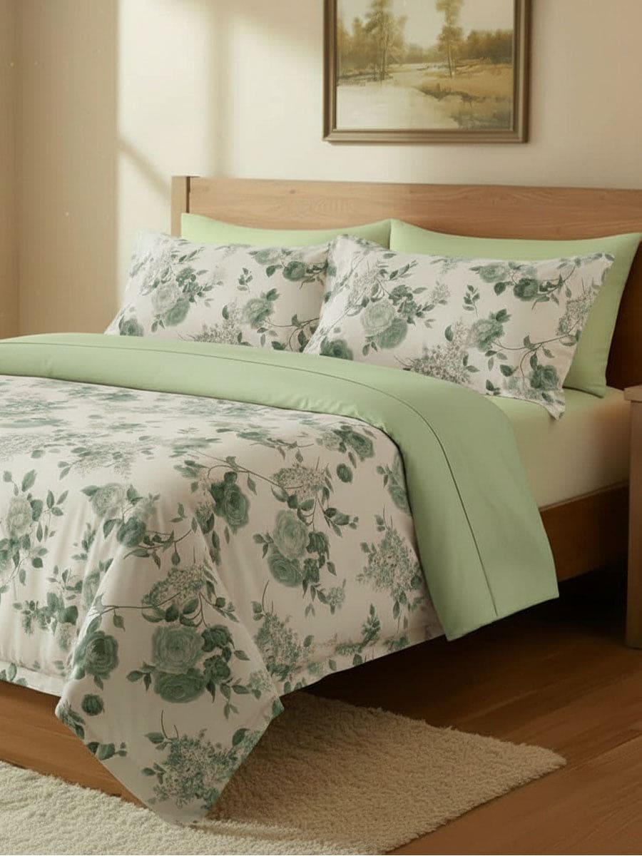 Parure Copripiumino 100% Cotone Naturale Sanderson - Daltex