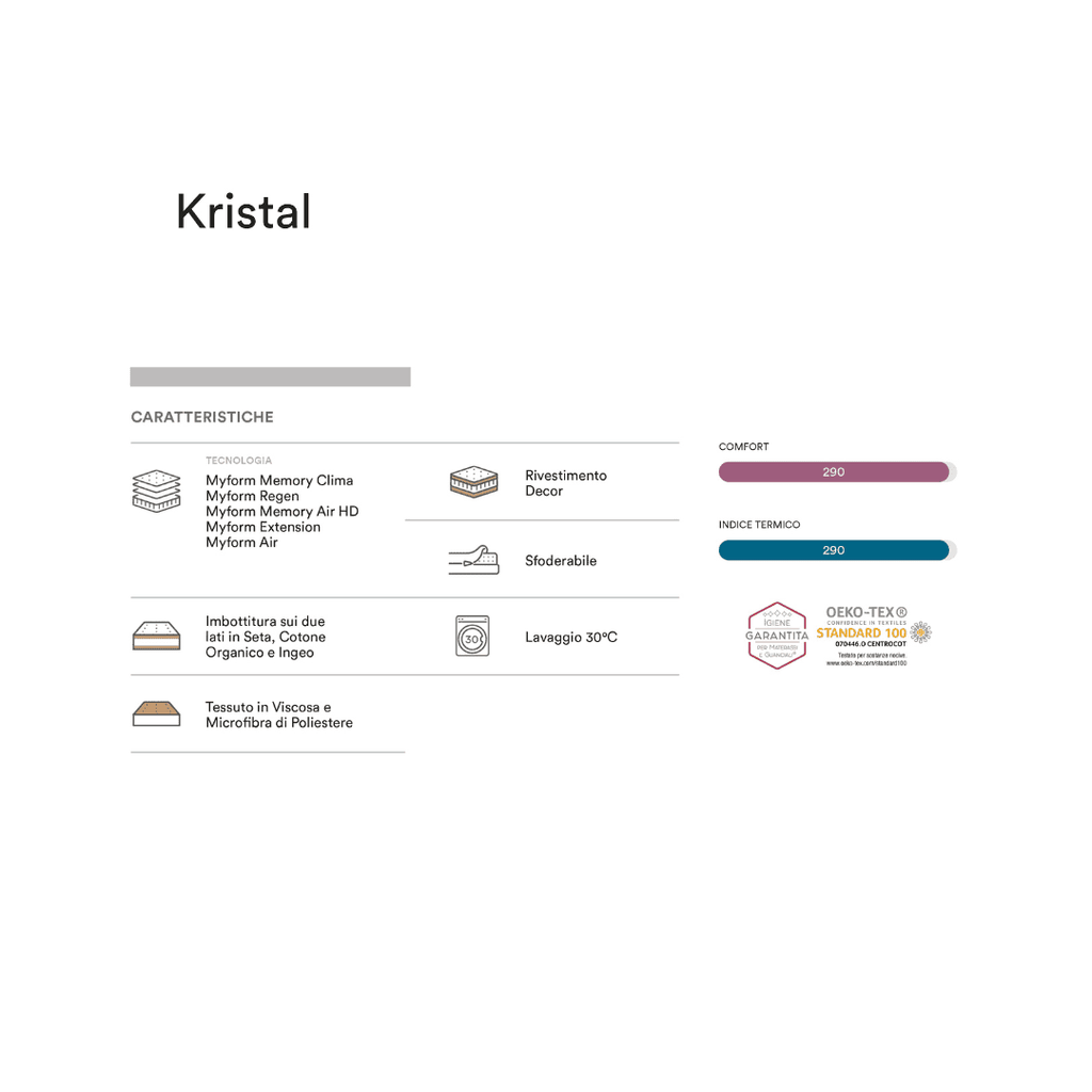 Materasso Kristal - Dorelan