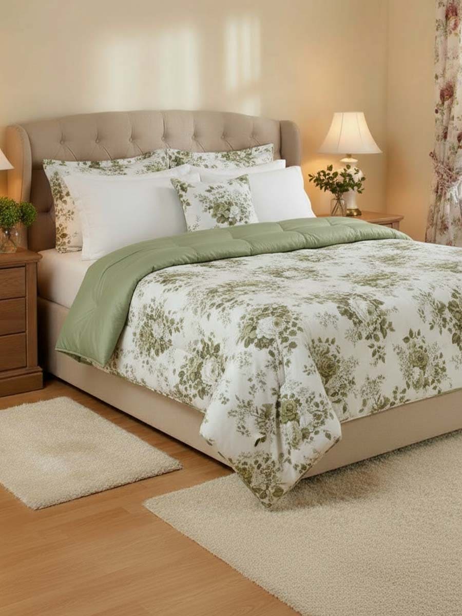 Trapunta In Percalle Di Cotone Double Face Sanderson - Daltex