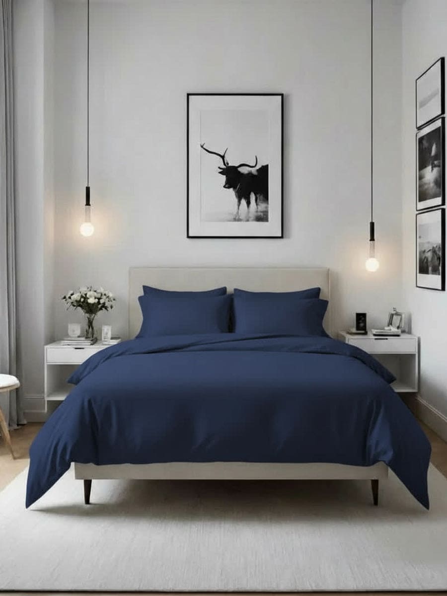 Parure Copripiumino Caldo Cotone Essenza - Daltex