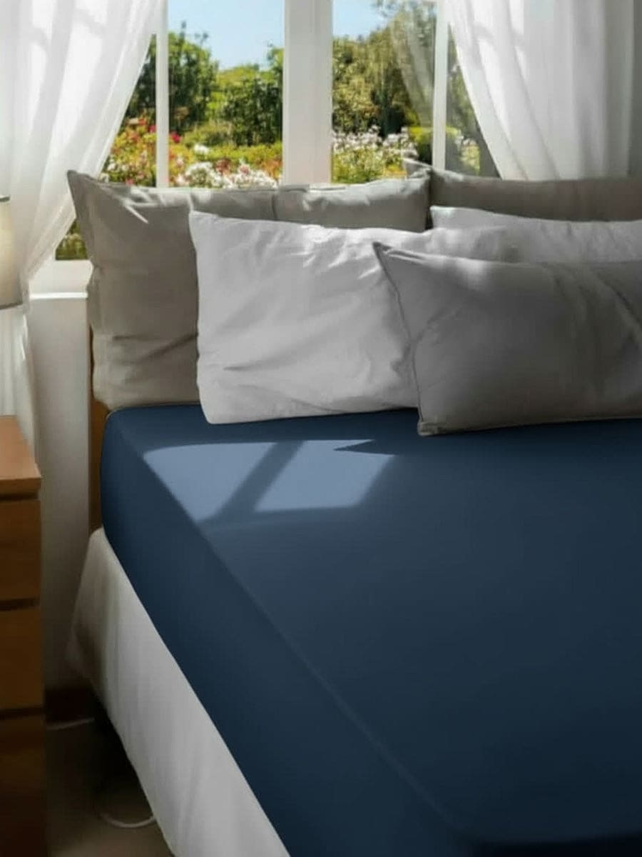 Lenzuolo Sotto Con Angoli Tinta Unita Essenza Fuori Misura - Daltex