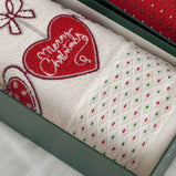 Set Asciugamani Cuore Vingi Natale