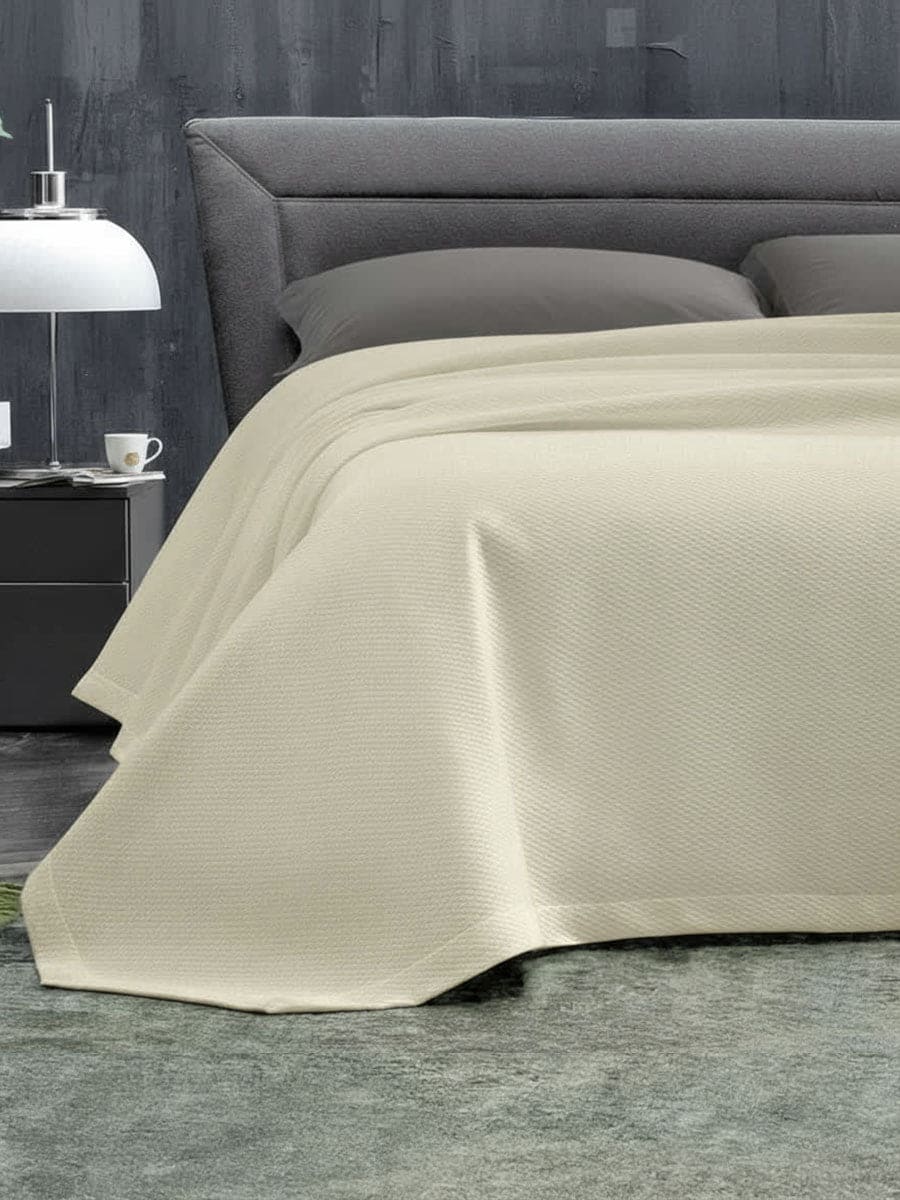 Copriletto In Piquet di Cotone Ideal - Coccoy