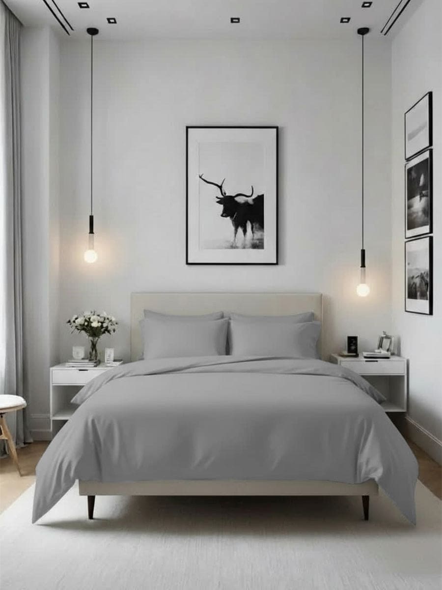 Parure Copripiumino Caldo Cotone Essenza - Daltex