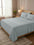 Completo Letto In Puro Cotone Naturale Tinta Unita Essenza - Daltex
