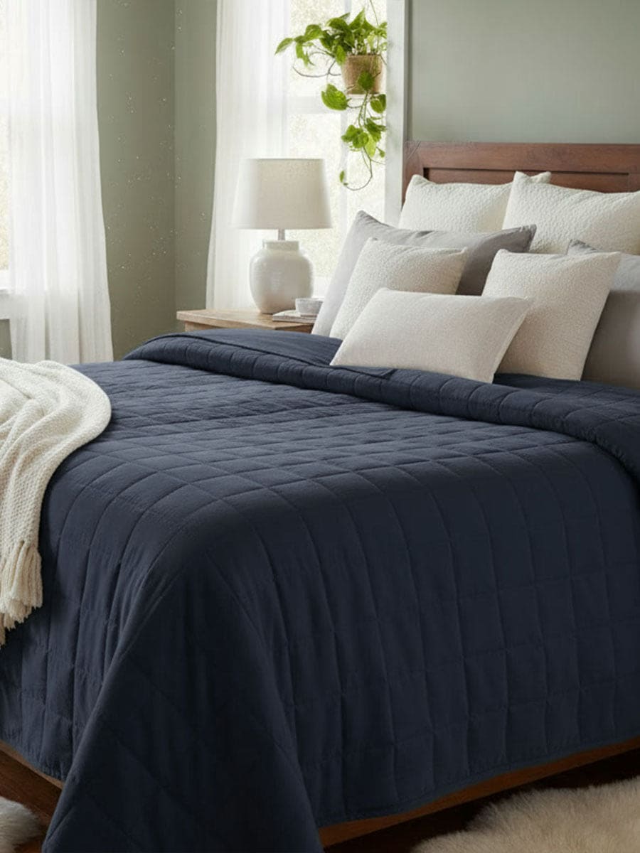 Trapuntino In Raso Di Cotone Naturale Camelia - Daltex