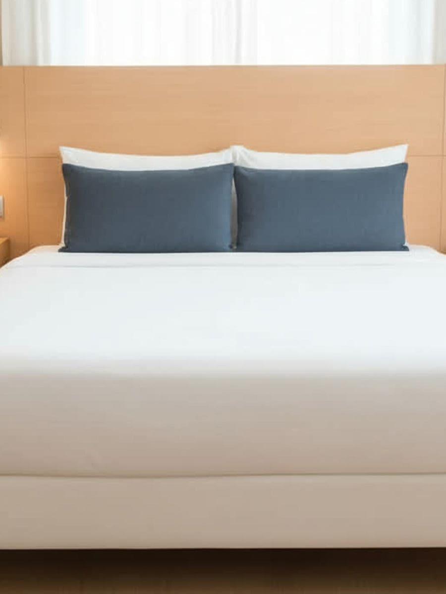 Coppia Federe Caldo Cotone Tinta Unita Essenza - Daltex