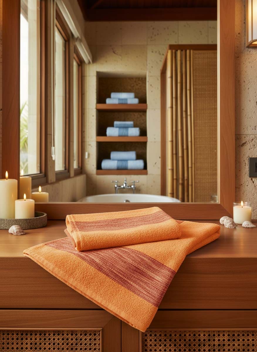 Coppia Asciugamano Viso e Ospite Resort in Spugna 450 grammi - Daltex