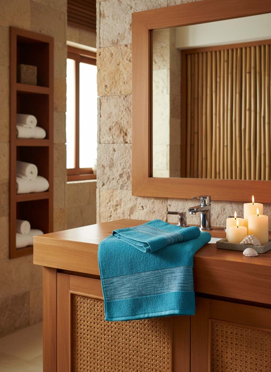 Coppia Asciugamano Viso e Ospite Resort in Spugna 450 grammi - Daltex