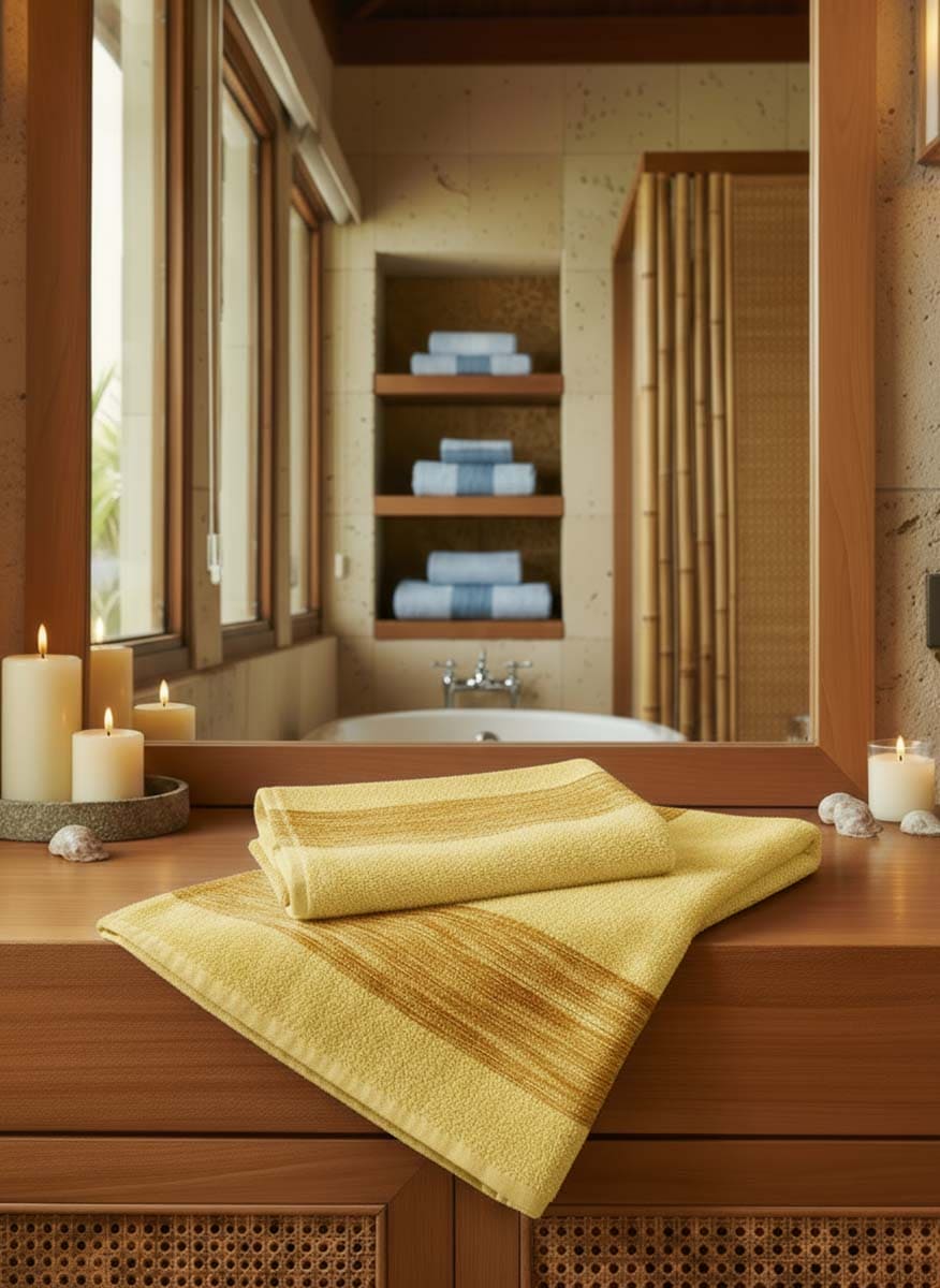 Coppia Asciugamano Viso e Ospite Resort in Spugna 450 grammi - Daltex