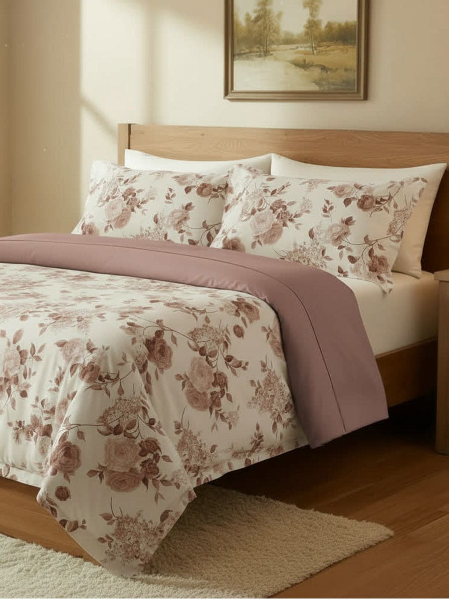 Parure Copripiumino 100% Cotone Naturale Sanderson - Daltex