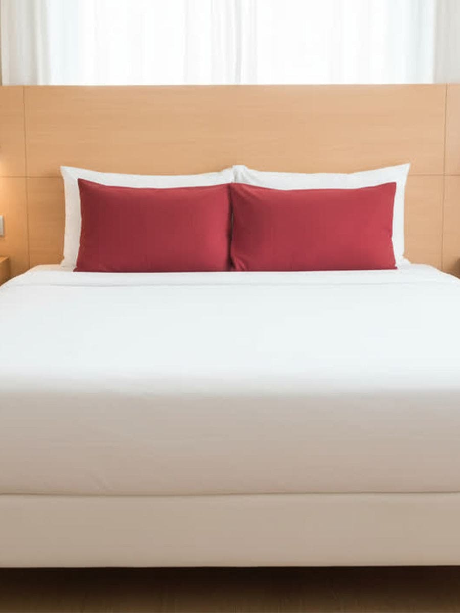 Coppia Federe Caldo Cotone Tinta Unita Essenza - Daltex