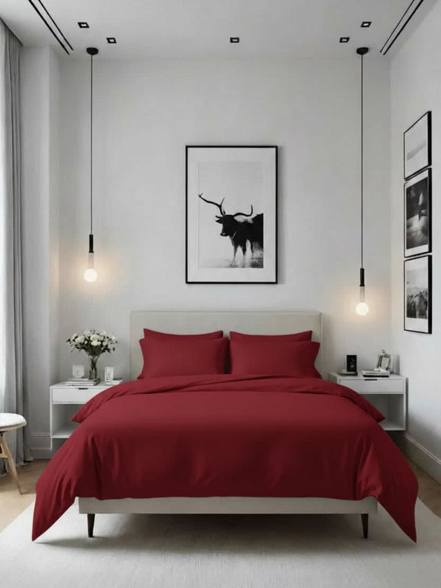 Parure Copripiumino Caldo Cotone Essenza - Daltex