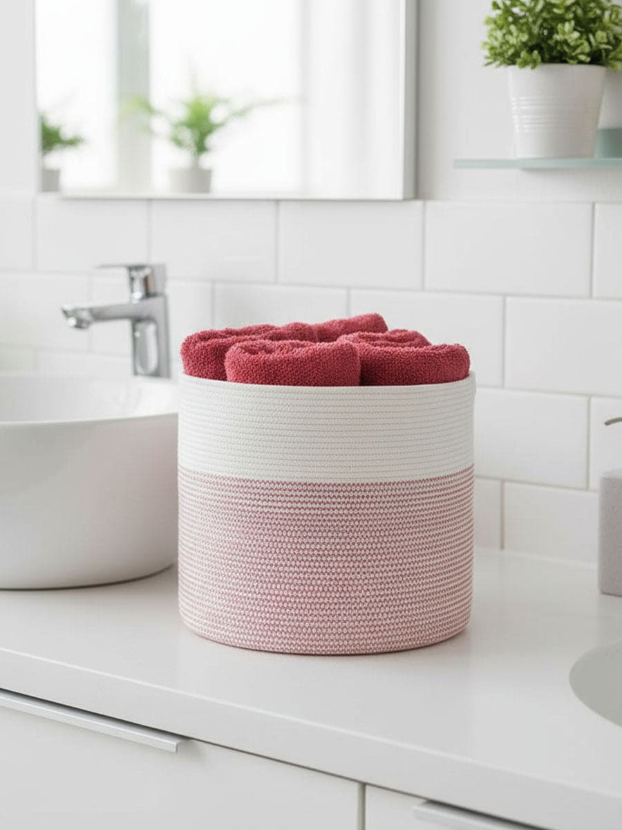 Set Zig Zag 4 Lavette con Cestino - Daunex