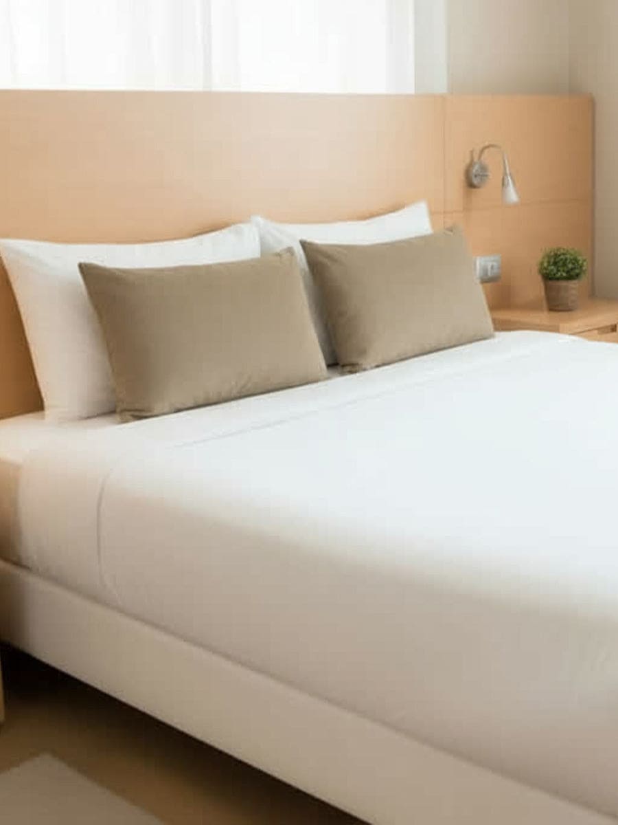 Coppia Federe Caldo Cotone Tinta Unita Essenza - Daltex