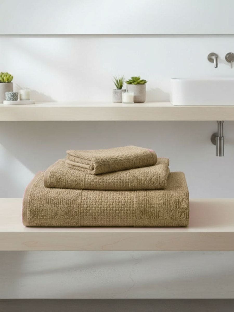 Coppia Asciugamani In Spugna Di Cotone Miami Tinta Unita - Daltex