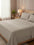 Completo Letto In Puro Cotone Naturale Tinta Unita Essenza - Daltex