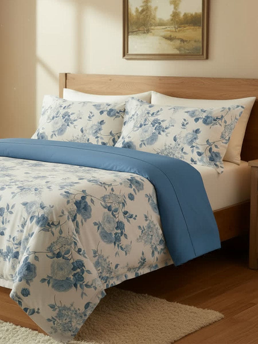 Parure Copripiumino 100% Cotone Naturale Sanderson - Daltex