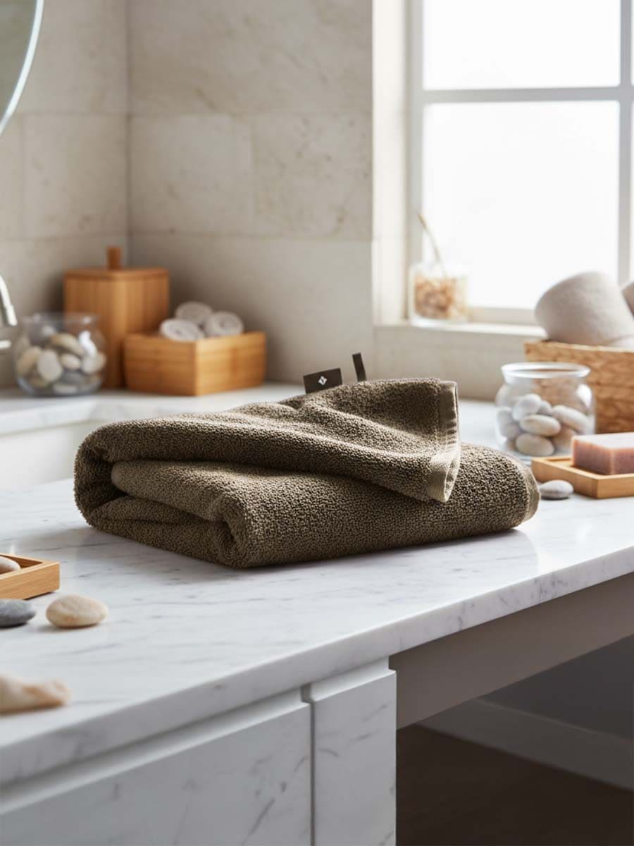 Telo doccia Vegan Life Vossen Daunenstep