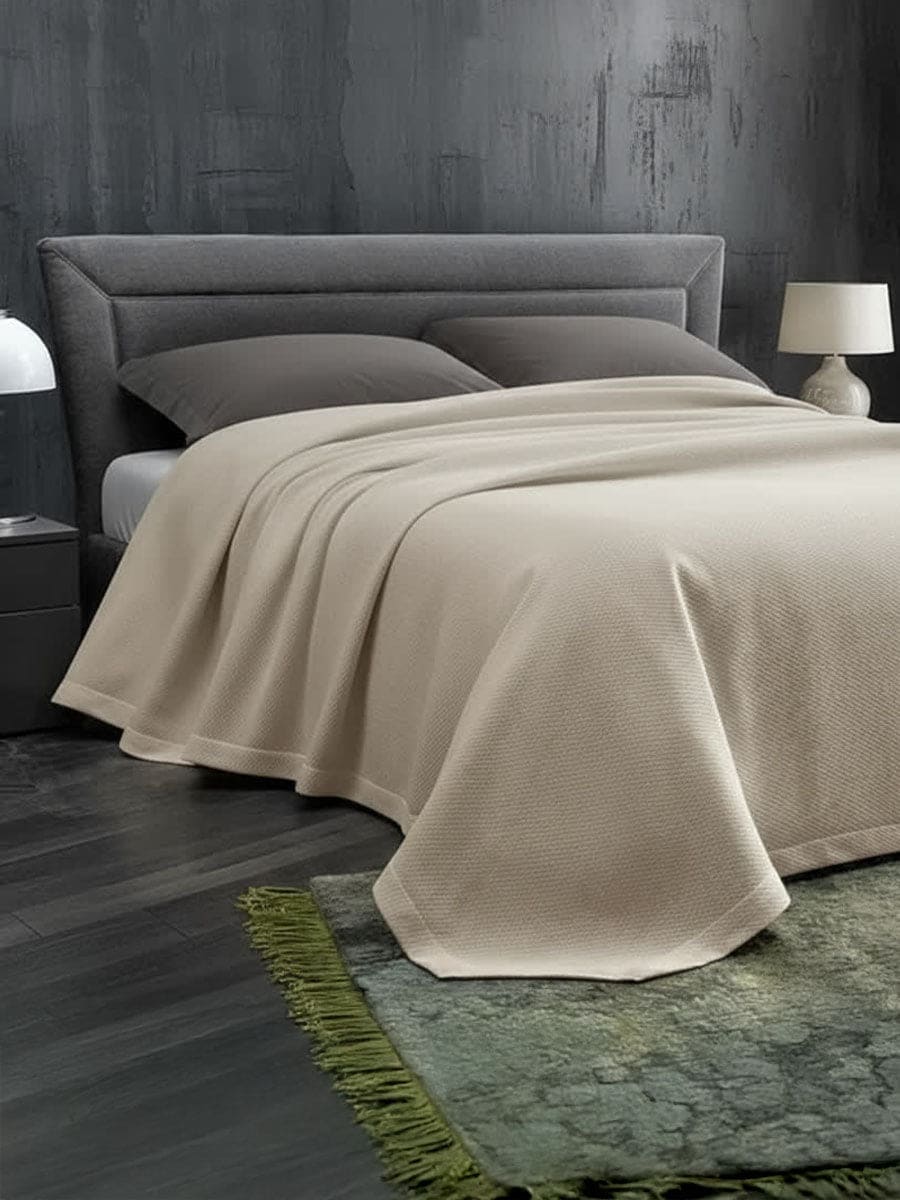 Copriletto In Piquet di Cotone Ideal - Coccoy