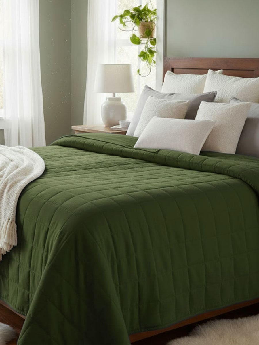 Trapuntino In Raso Di Cotone Naturale Camelia - Daltex