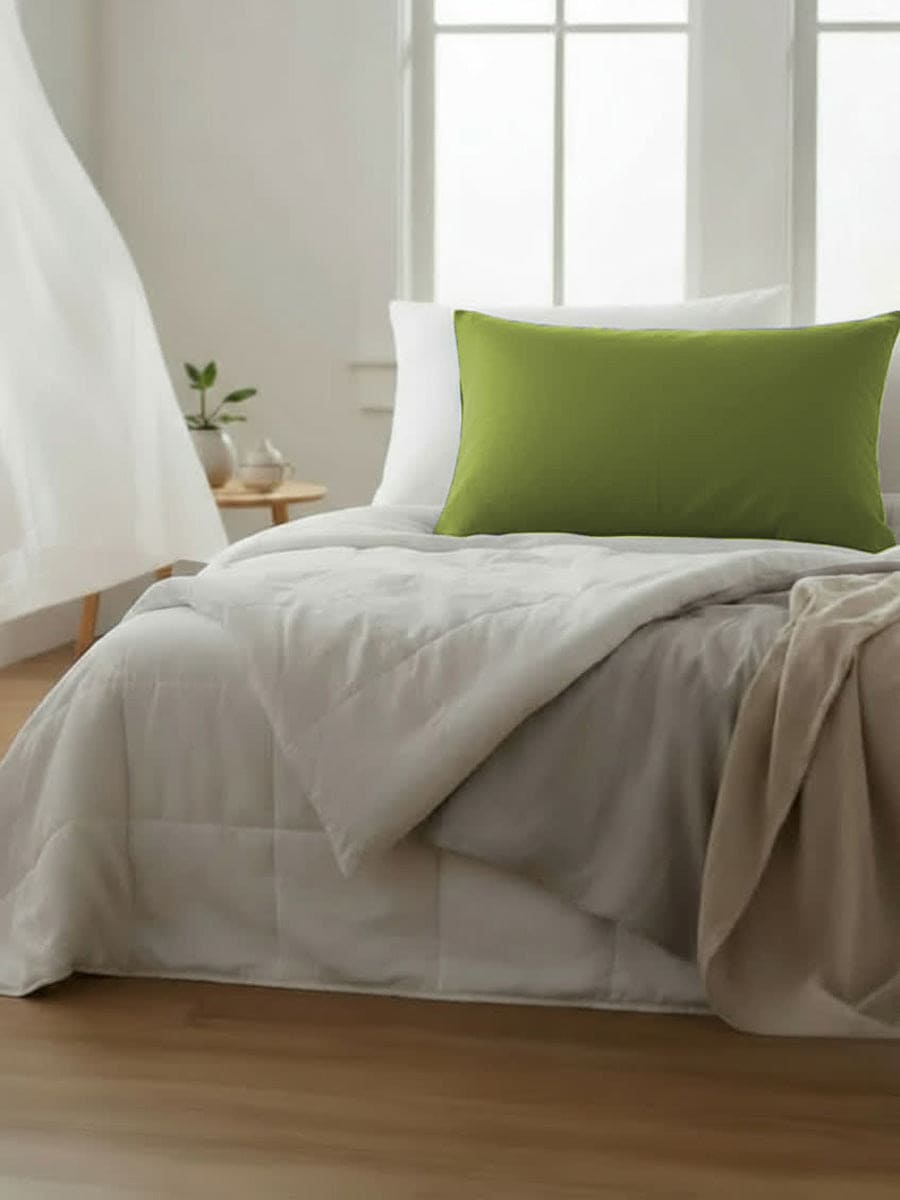 Federa in Puro Cotone Naturale Tinta Unita Essenza - Daltex