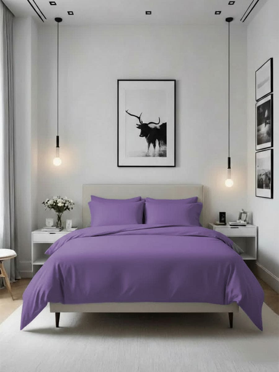 Parure Copripiumino Caldo Cotone Essenza - Daltex