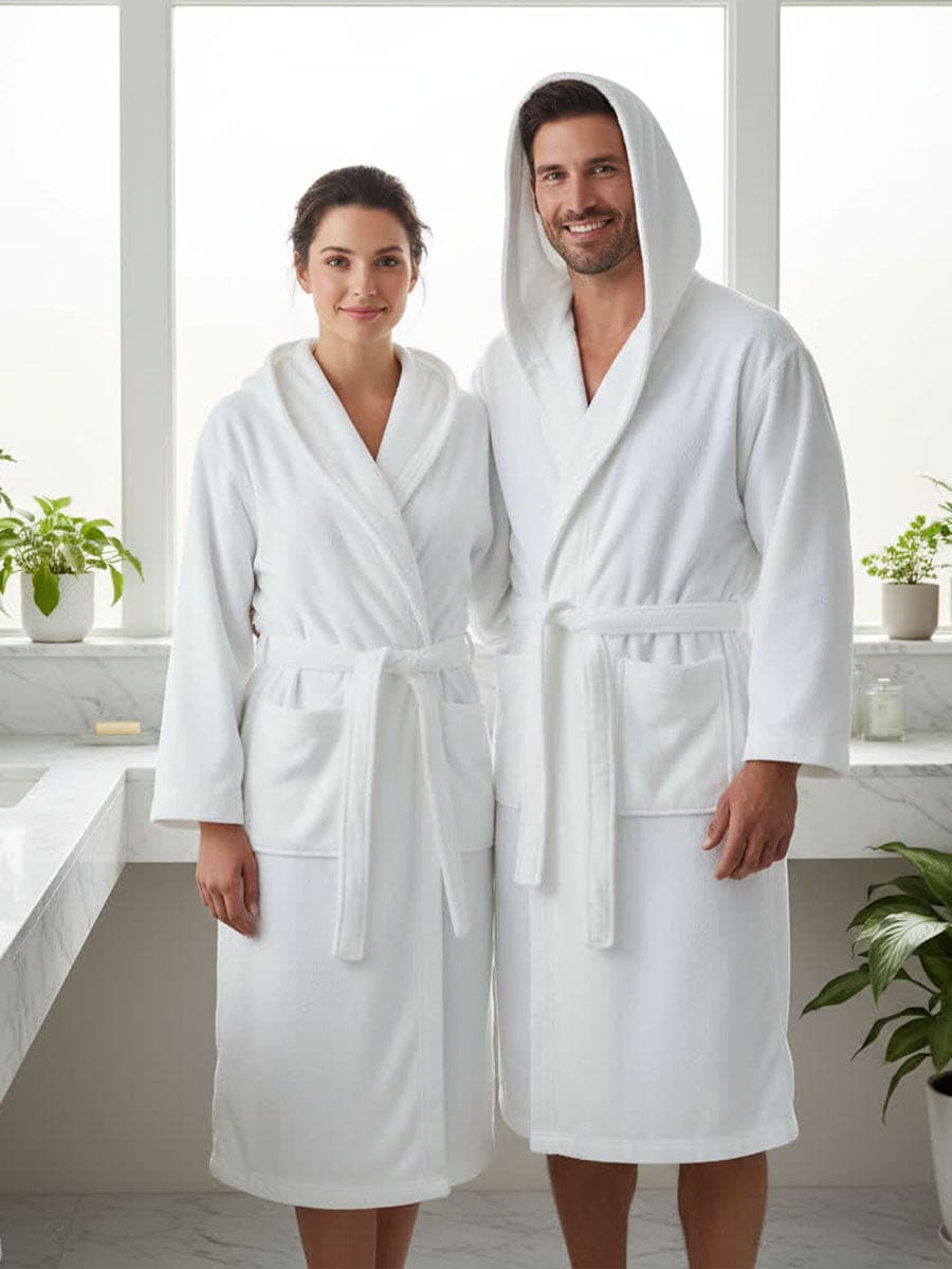 Accappatoio in spugna di cotone vegana Vegan- Vossen