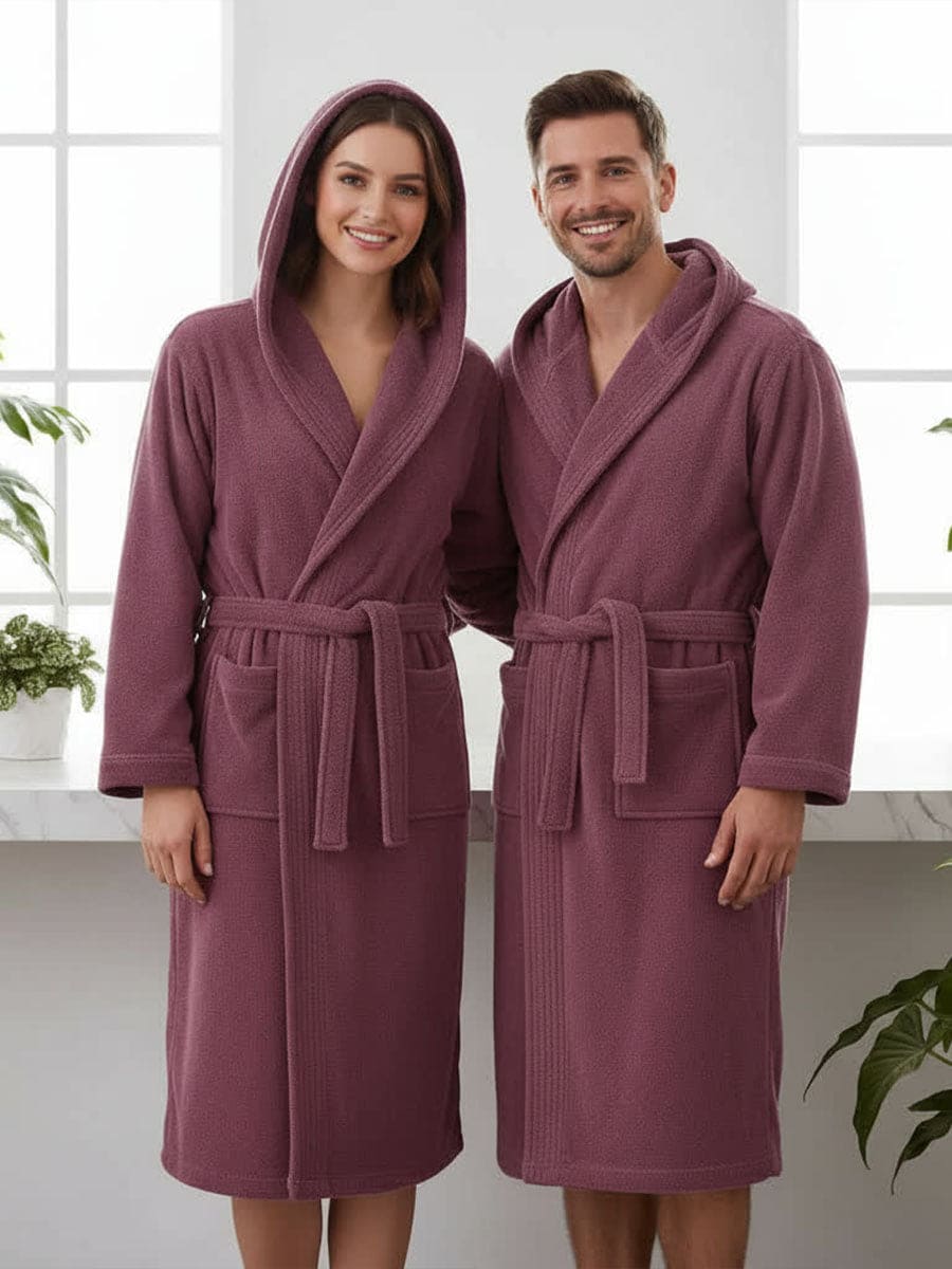 Accappatoio in spugna di cotone vegana Vegan- Vossen