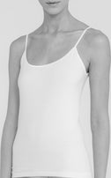 Top in cotone filoscozia donna spallina sottile Boglietti FRA009