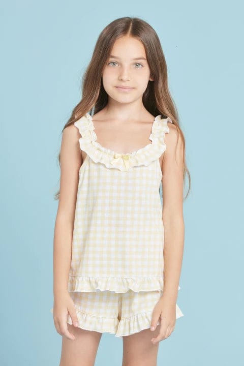 Pigiama da bambina a quadretti FE2251 - Noidinotte
