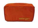 Accappatoio in microfibra per bambina arancione richiudibile in una comoda borsetta