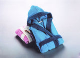 Accappatoio per bambino e per bambina rosa e celeste