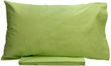 Completo letto in cotone verde lime comprende federe, lenzuolo di sotto, lenzuola di sopra. singolo, matrimoniale e piazza e mezza.
