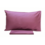 Completo letto in cotone violetto comprende federe, lenzuolo di sotto, lenzuola di sopra. singolo, matrimoniale e piazza e mezza.