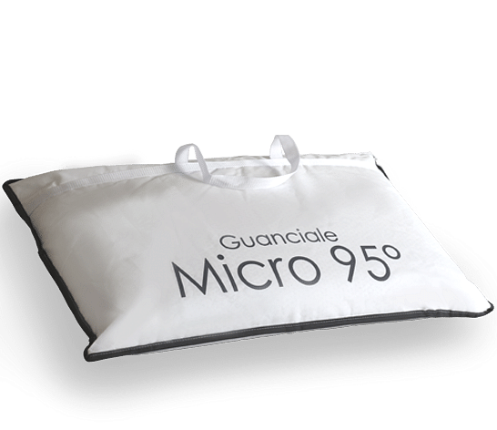 guanciale anallergico cuscino letto micro 95
